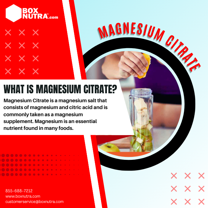 Magnesium (As Magnesium Citrate)