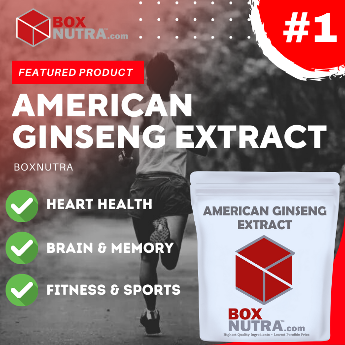 American Ginseng Extract (Panax Quinquefolius)(Root)(STD. To 5% Ginsenosides)