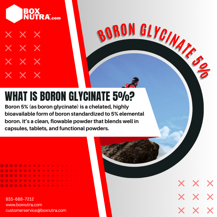 Boron 5% (as Boron Glycinate)