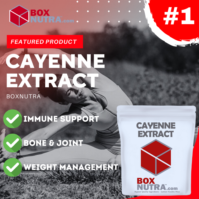 Cayenne Pepper - 4:1 Natural Fruit Fine Powder Extract (Capsicum Annuum)