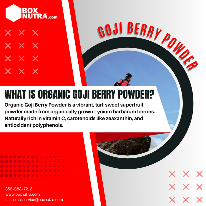 Organic Goji Berry Powder (Lycium barbarum)