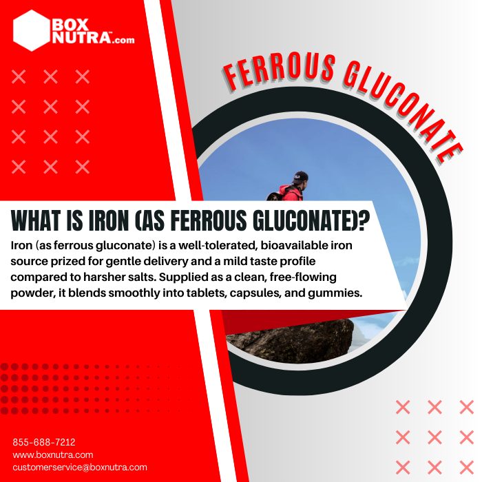 Iron (as Ferrous Gluconate)