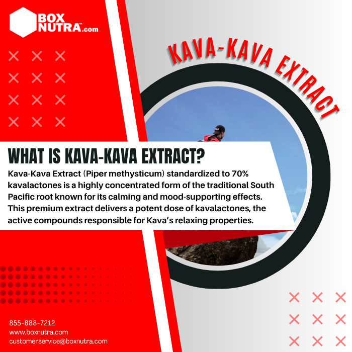 Kava-Kava Extract (Piper mathysticum)(std. to 70% kavalactones)