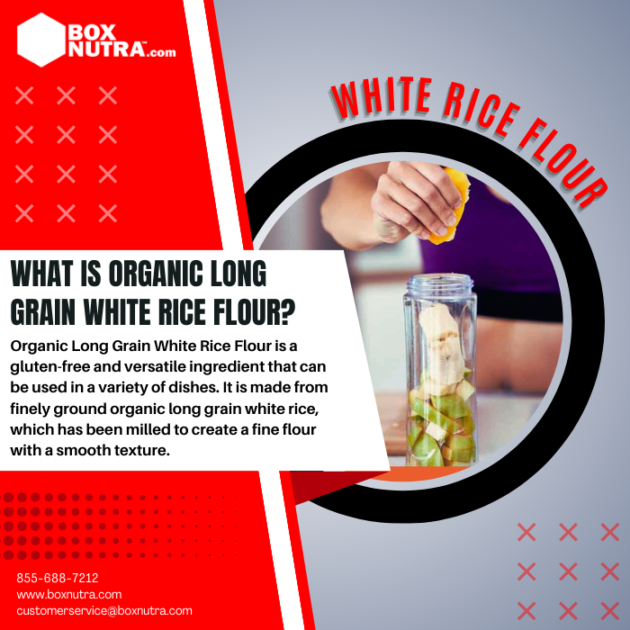 Organic Long Grain White Rice Flour