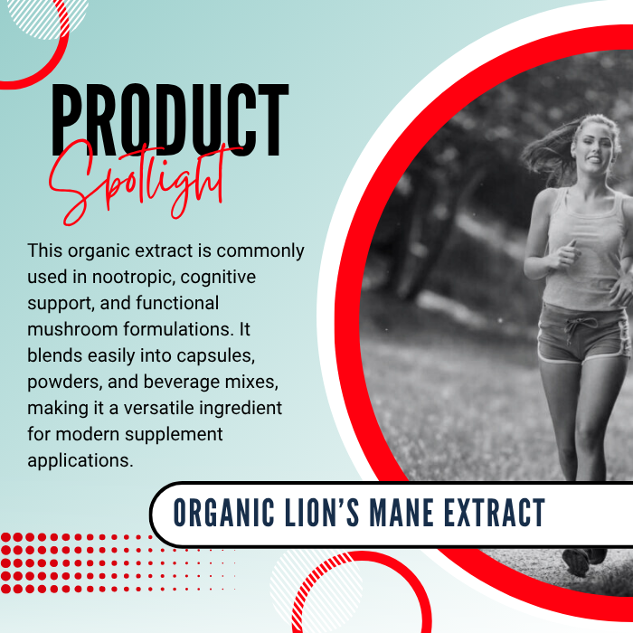 Organic Lion's Mane Mushroom Extract 10:1