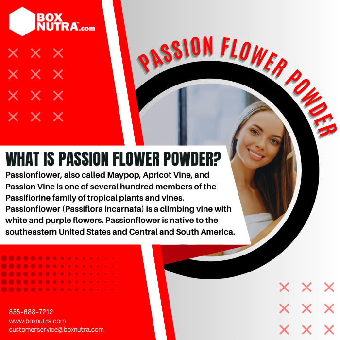 Passion Flower Powder (Stem, Leaves, Flower)