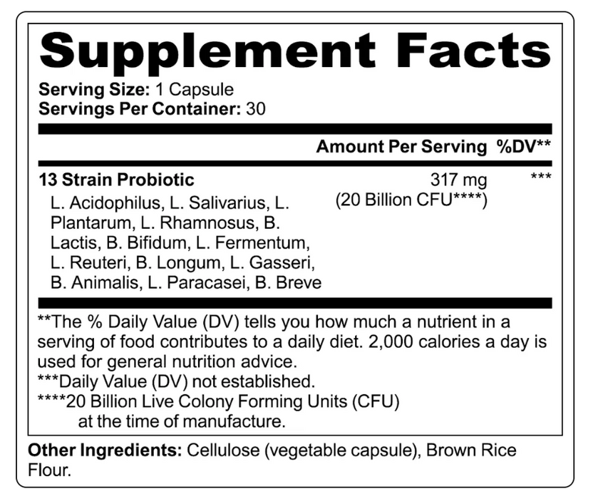 BoxNutra™ Probiotic 20 Billion CFU Blend