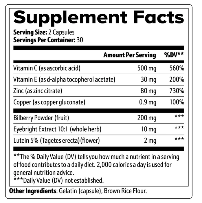 BoxNutra™ Vision Support Formula