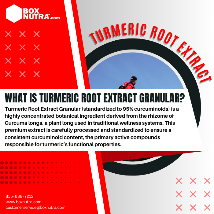 Turmeric Root Extract Granular (STD to 95% Curcuminoids)