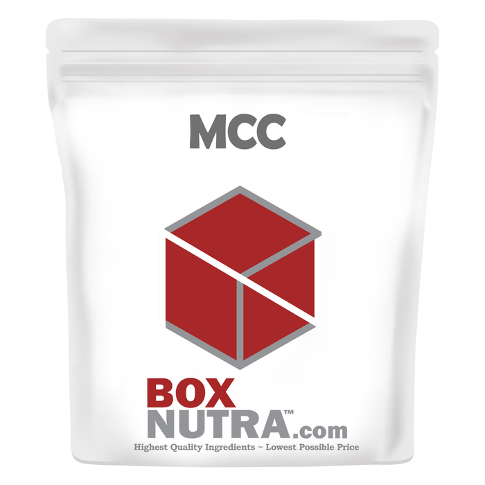 MCC (Microcrystalline Cellulose) 101