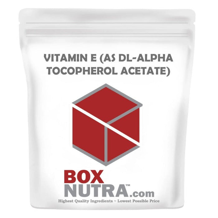 Vitamin E (As Dl-Alpha Tocopherol Acetate (Standardized To 50%) Synthetic